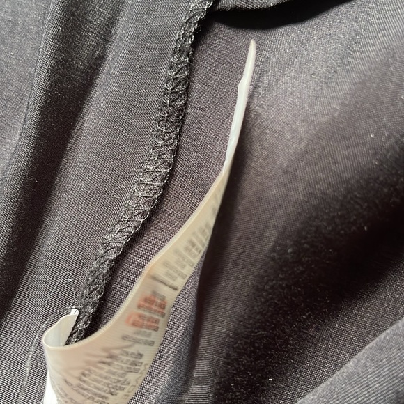 Nasty‎ Gal Black Satin Belted Strapless Jumper Jumpsuit with Ties Size 4 - Picture 15 of 16